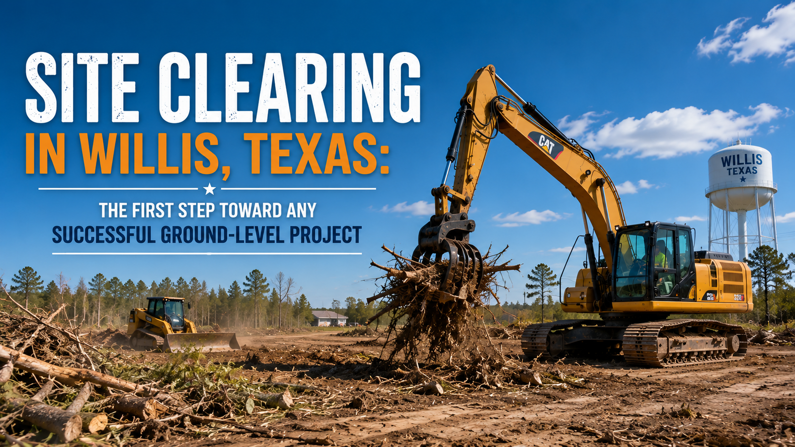 Site Clearing in Willis, Texas: The First Step Toward Any Successful Ground-Level Project